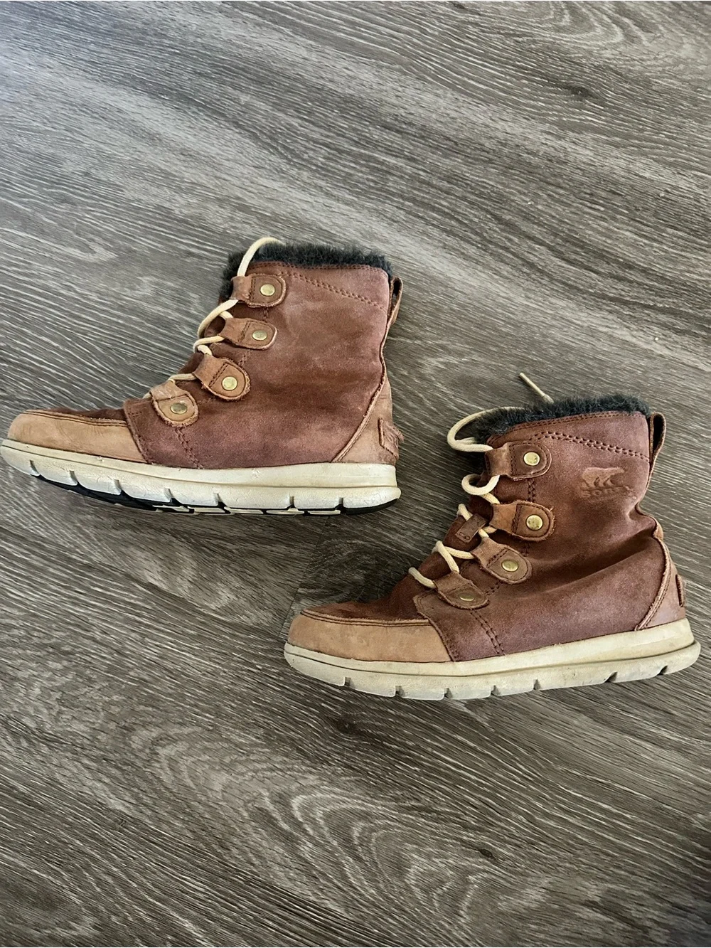 Women's Sorel Winter Boots, size 7, brown